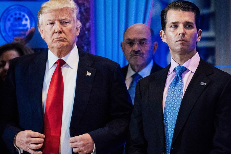 Donald Trump and Donald Trump Jr.
